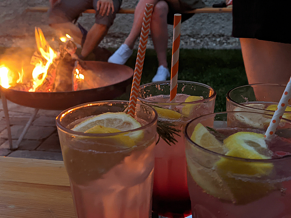 Cocktails beim Sommerabschluss im Jugendkreis